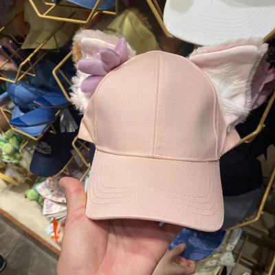 香港迪士尼贝儿帽子棒球帽鸭舌帽