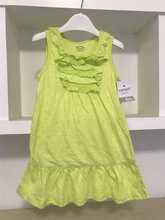 5-6码 原单正品carters 女童连衣裙 夏季 纯棉舒适背心女宝裙子