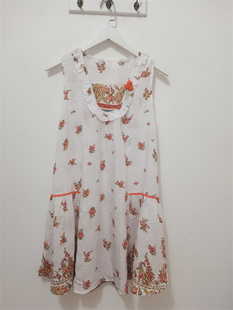 S-XL码瑕疵清仓 芬&滕睡衣 夏季 女士 舒适优雅中长款睡裙家居服