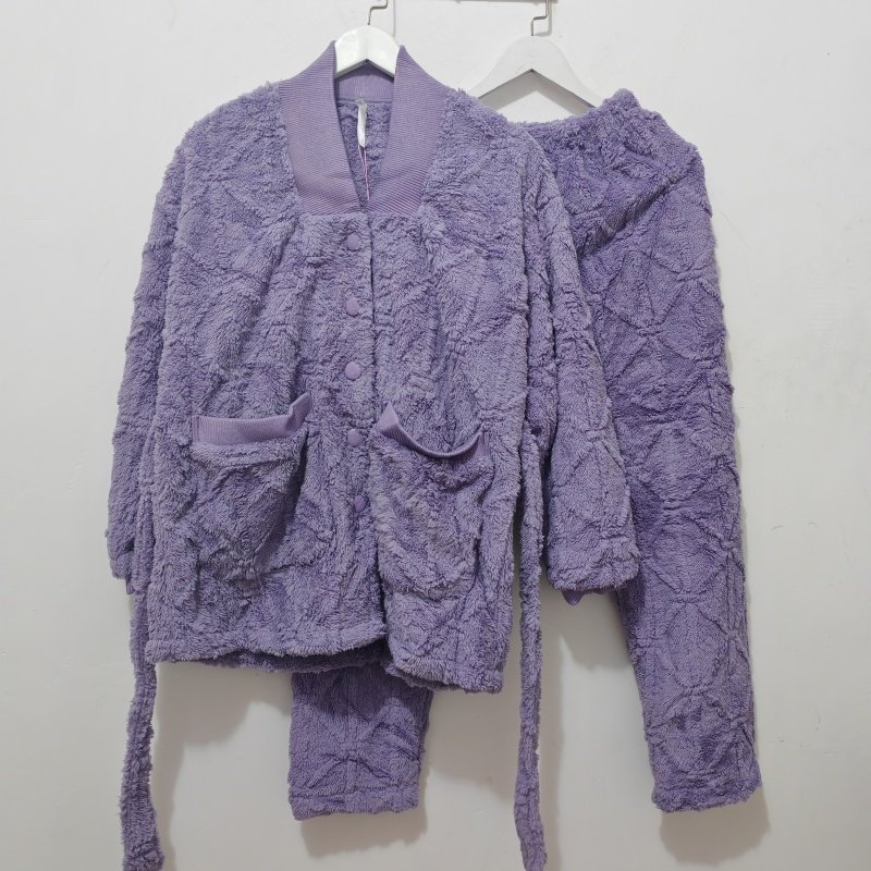 M码乌拉拉公主睡衣 女 秋冬 泡芙绒家居服睡衣套装