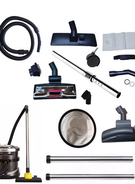 德力士吸尘器配件TDB-311吸尘器软管带弯管钢管尘扒毛刷圆刷