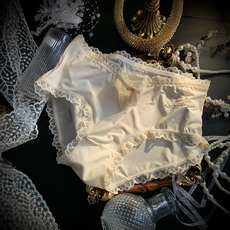 蕾丝性感内裤女冰丝无痕三角裤