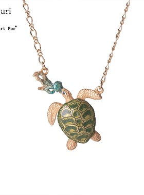 巡meguri原创Palnart poc海龟项链夜光水母日本手作精致海洋生物