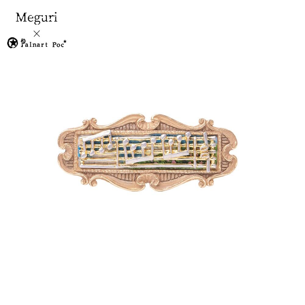 巡meguri精品Palnart Poc子品牌HOFMUSICA组曲胸针巴赫乐谱哥特