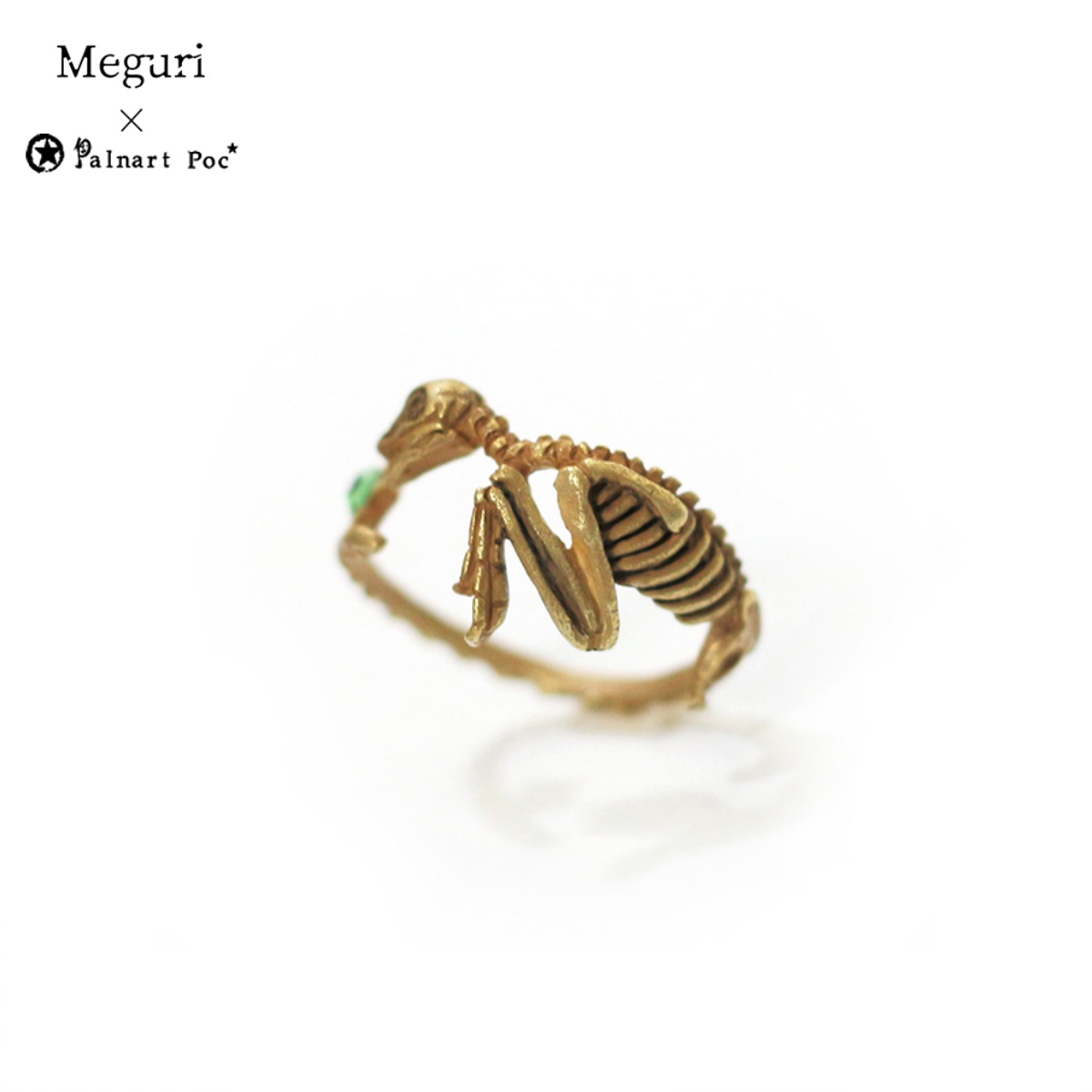 Palnart poc复古小众始祖鸟化石原创个性小众设计感潮戒指网红款