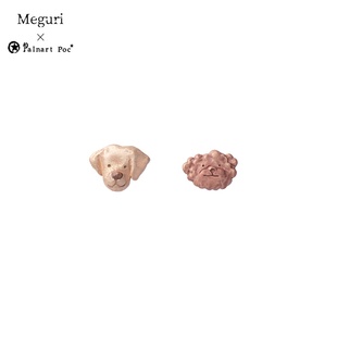 巡meguri小众精品Palnart poc拉布拉多和贵宾犬耳环狗狗耳钉手作