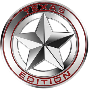 汽车越野e族JEEP二战Texas 五角星车标金属车贴 改装车标车尾标贴