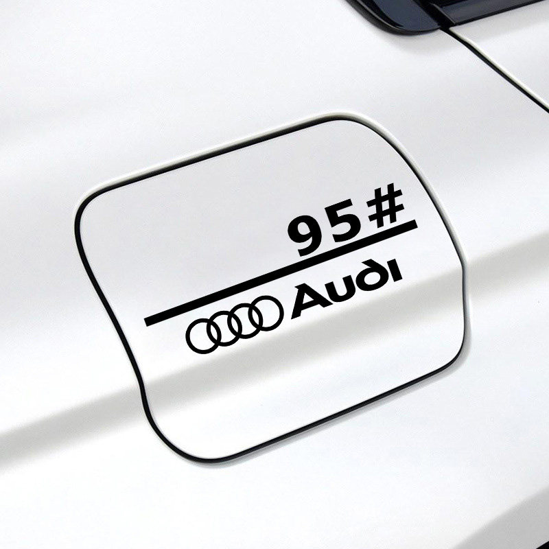 适用奥迪A3/A4L/A6/A7/Q2Q3Q5L油箱盖车贴9295号汽车创意个性贴纸