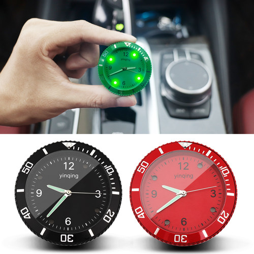 汽车车载时钟车用车内时间表摆件
