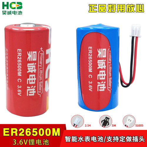 HCB昊诚ER26500M 3.6V功率型智能水表煤气燃气表流量计热力表