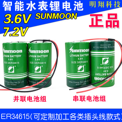日月锂电池ER34615-2电池组3.6v