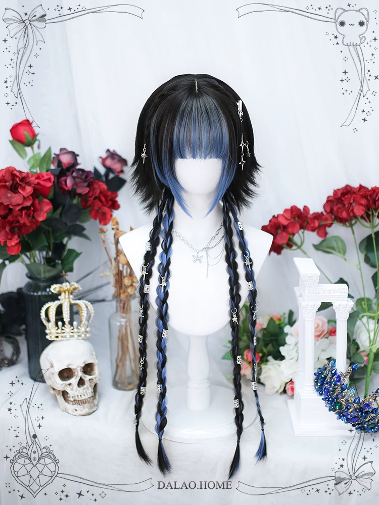 Дорогой парик Wig, набор, стиль Лолита, 2 карат, интернет-знаменитость