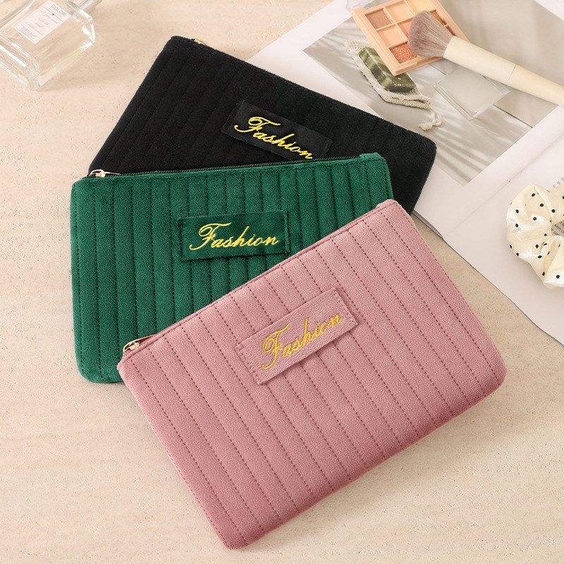 包布化妆包收纳包包绒收纳收纳标版荷兰大容量旅行化妆便携迷你