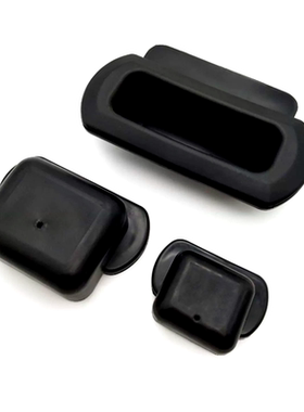 E-LUWAUNB62/92/133 经济型树脂嵌入式拉手 TPE橡胶把手暗式隐藏