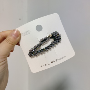 （满15包邮发货）永诗全手工绕线精致水晶拜拜夹