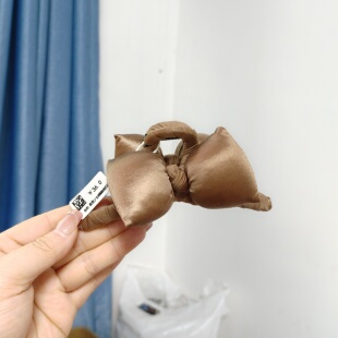 （满15包邮发货）永诗柔雅少女充棉蝴蝶结五指抓夹