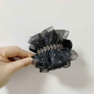 （满15包邮发货）精致立体轻奢满钻麦穗显发量丸子夹