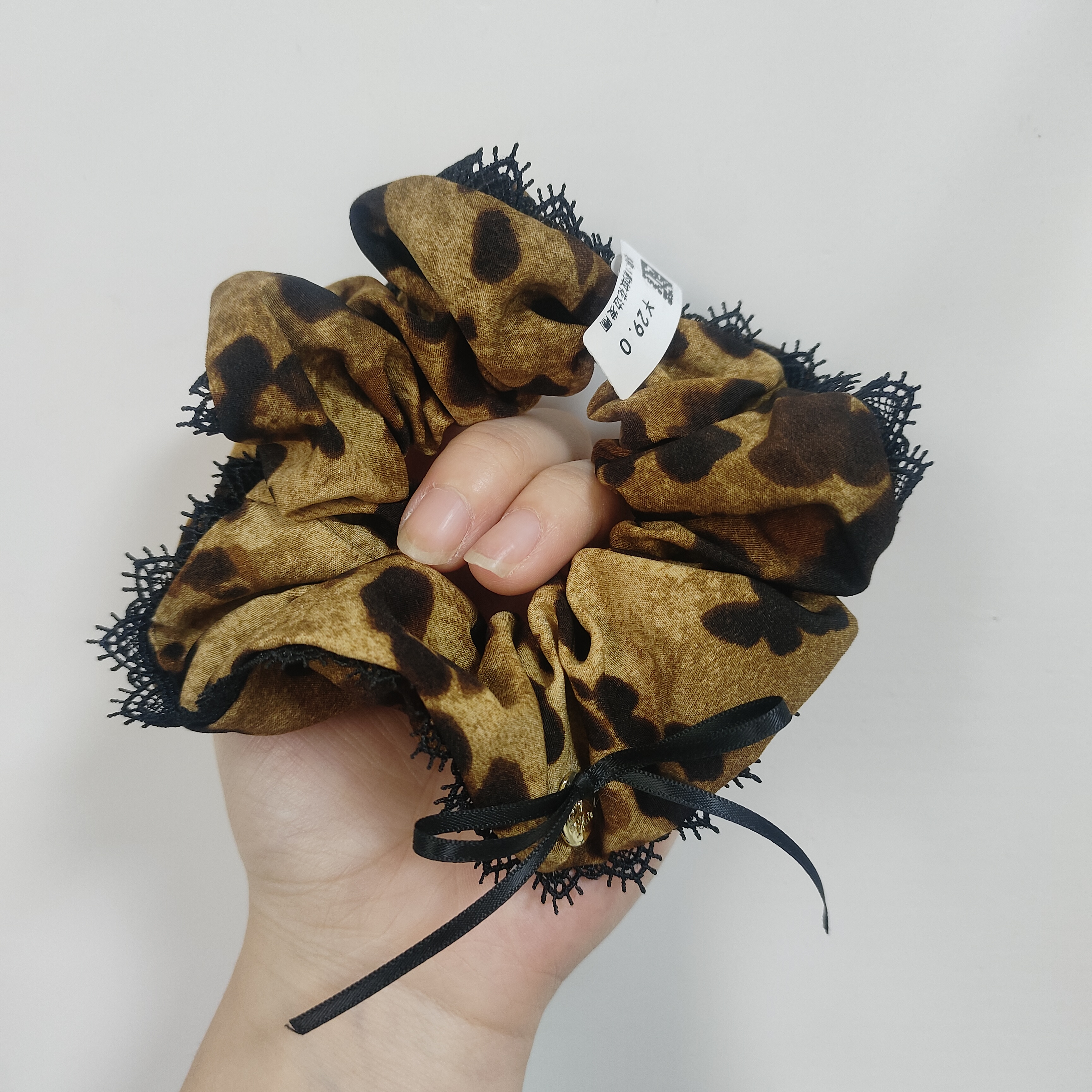 （满15包邮发货）永诗豹纹花边肠圈