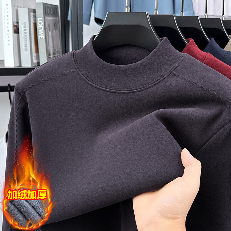 修身型Coolmax纤维冬季青春活力中老年针织衫/毛衣