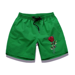 宽松直筒运动裤 男士 子短裤 男夏季 男生 裤 5分裤 沙滩裤 短裤 五分中裤