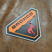 福特烈马猛禽烈马BRONCO车尾车标LOGO改装 268 3D贴标
