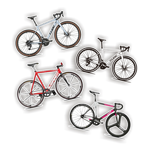 Cube LOW Lust Lust lexon 自行车图案反光车贴定制订做贴纸7572