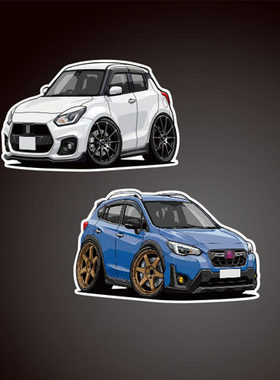 汽车贴纸适用于SWIFT SPORT SUBARU XV汽车车贴定制贴纸8513