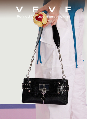 VFVF信封包单肩腋下包斜挎法棍小方包通勤手提女包包2026新款原创
