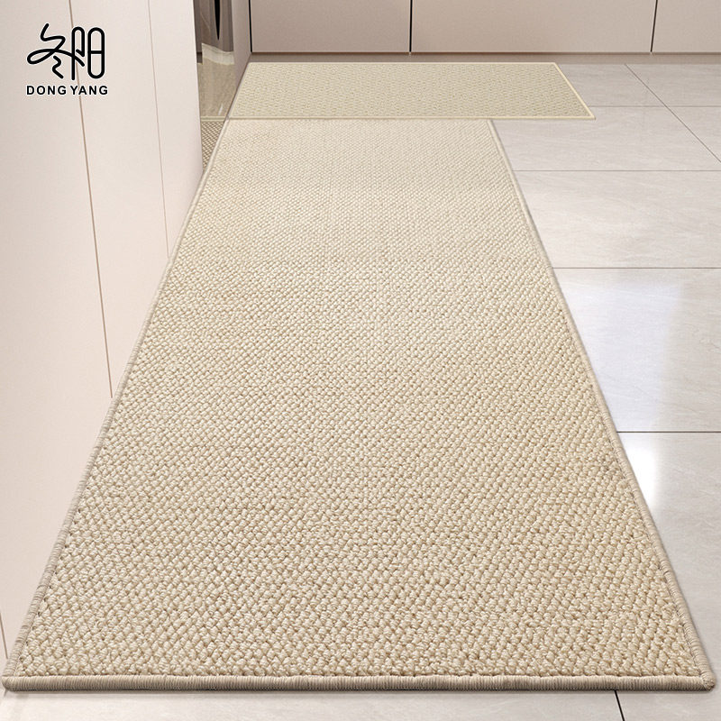 厨房地垫防滑防油可擦免洗地毯2024新款专用吸水垫可裁剪防水脚垫