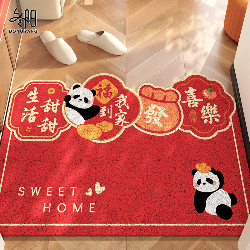 入户门垫新年除尘丝圈玄关地垫