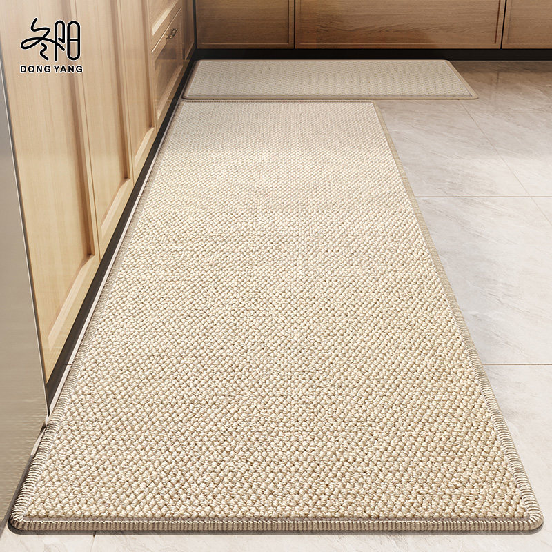 厨房地垫防滑防油可擦免洗脚垫2026新款防水专用垫子吸水长条地毯