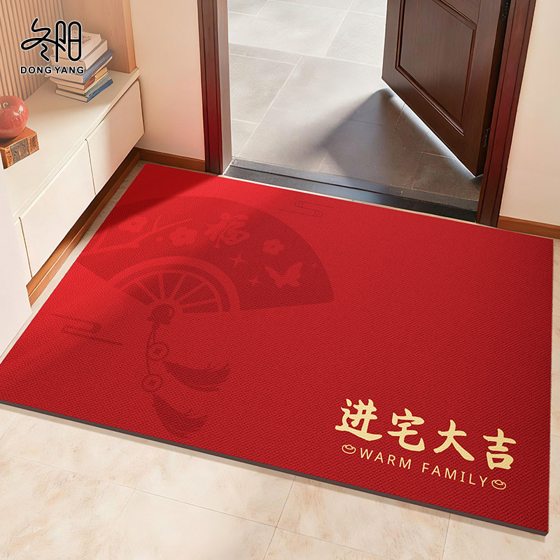 2025新款入户门玄关地垫高级感