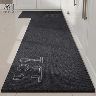 厨房地垫防滑防油可擦免洗防水专用转角脚垫2025新款 吸水耐脏地毯