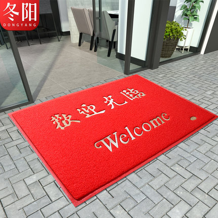 大门口出入平安地垫进门蹭脚垫入户门欢迎光临门垫门厅地毯可定制