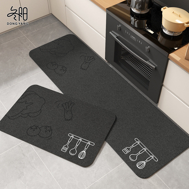 厨房地垫防滑防油可擦免洗吸水耐脏脚垫高端防水专用转角长条地毯,居家布艺,厨房地垫,淘宝优惠券,粉丝福利购,淘宝优惠卷