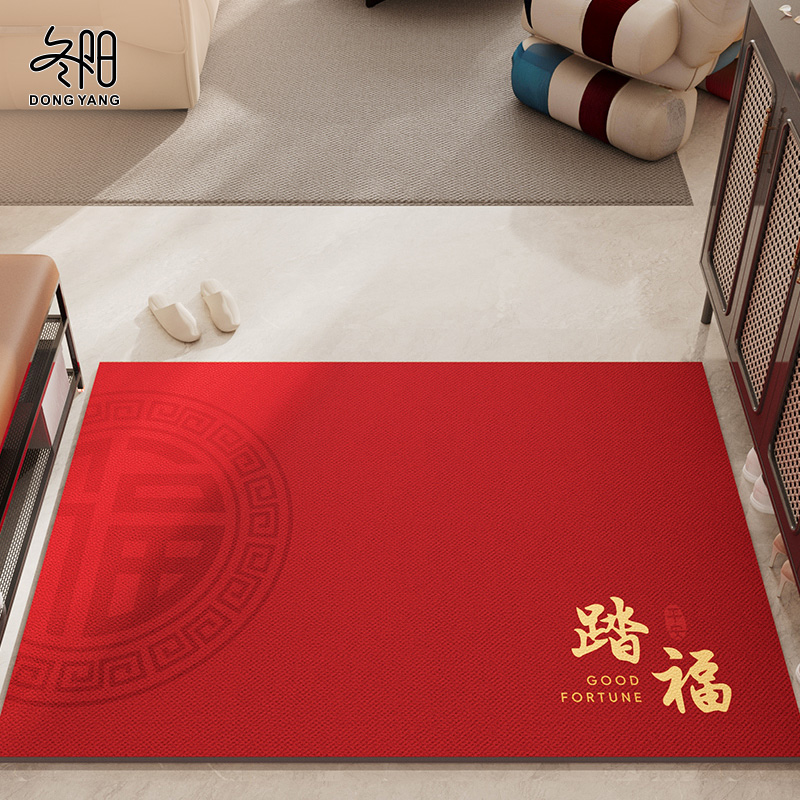 新中式入户门垫玄关专用pvc地垫