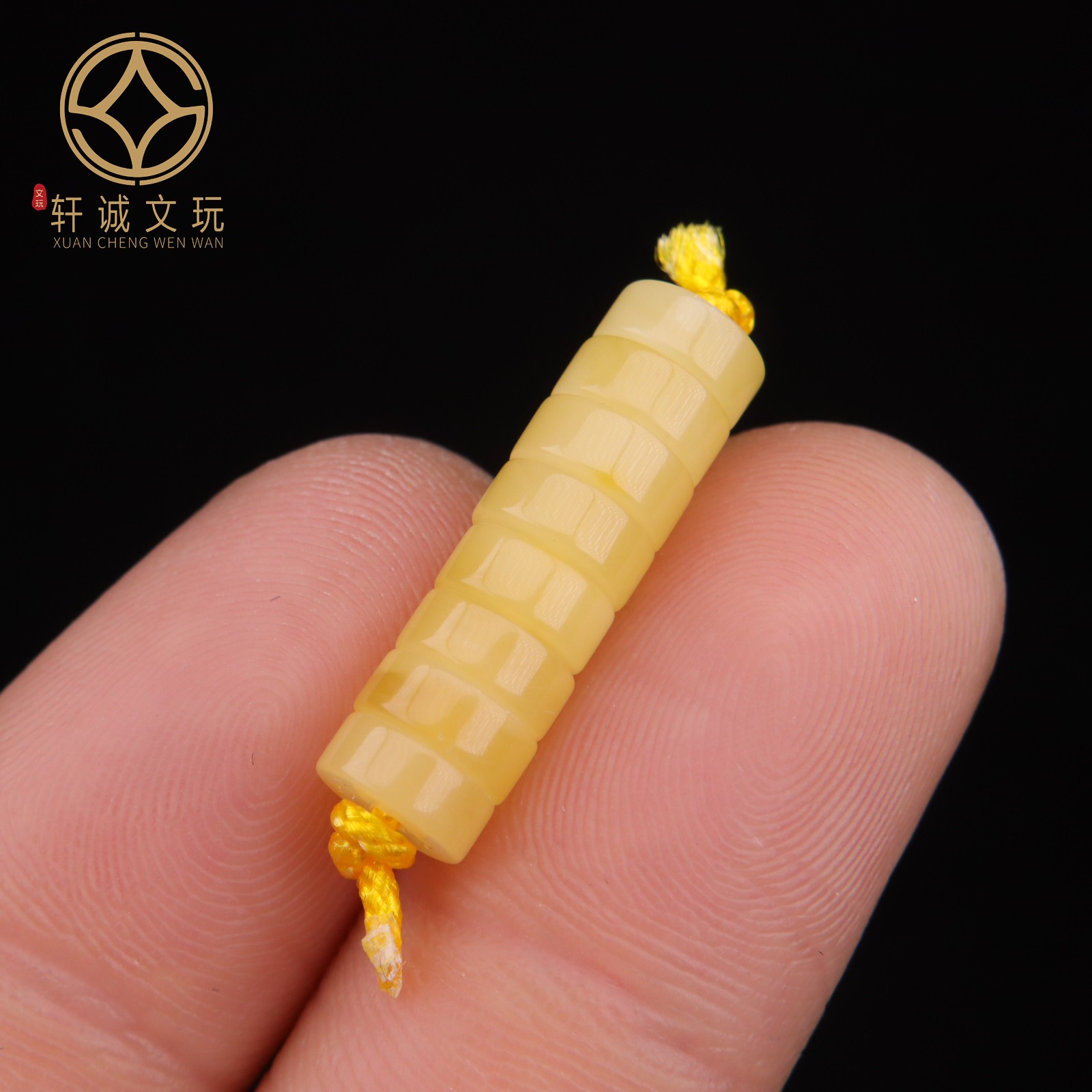 原创天然琥珀蜜蜡原矿俄料直切隔片隔珠散珠手串diy文玩配件配饰