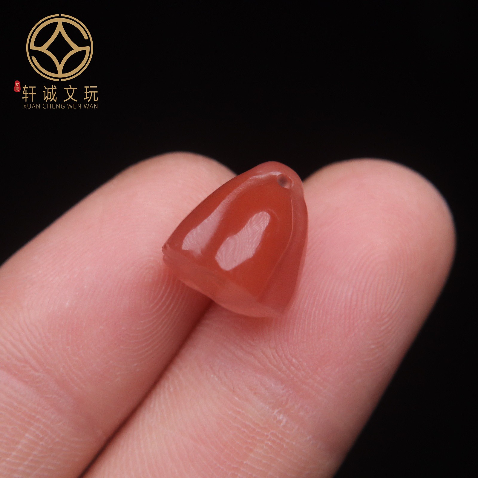 保真凉山满肉满色南红玛瑙莲蓬莲子桶珠算盘珠散珠DIY新品配饰