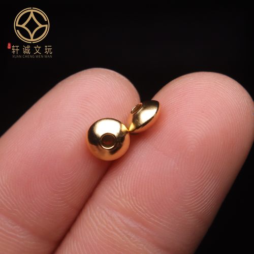 原创纯银925镀金飞碟隔片垫片隔珠菩提长串手工串珠diy文玩配饰
