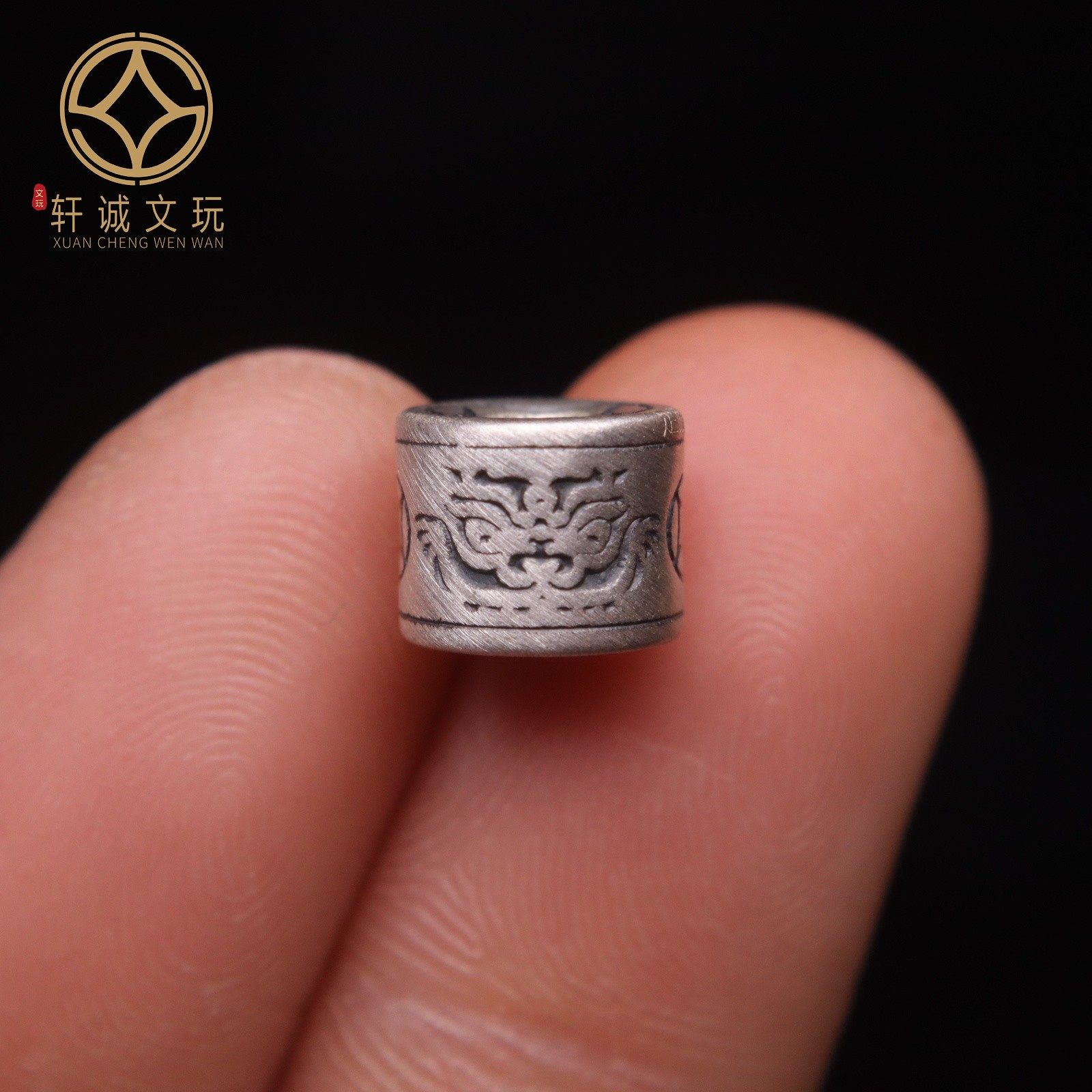 原创足银999兽面老型桶珠顶腰珠隔珠手串手工串珠编绳diy文玩配饰,饰品/流行首饰/时尚饰品新,银饰配件,淘宝优惠券,粉丝福利购,淘宝优惠卷