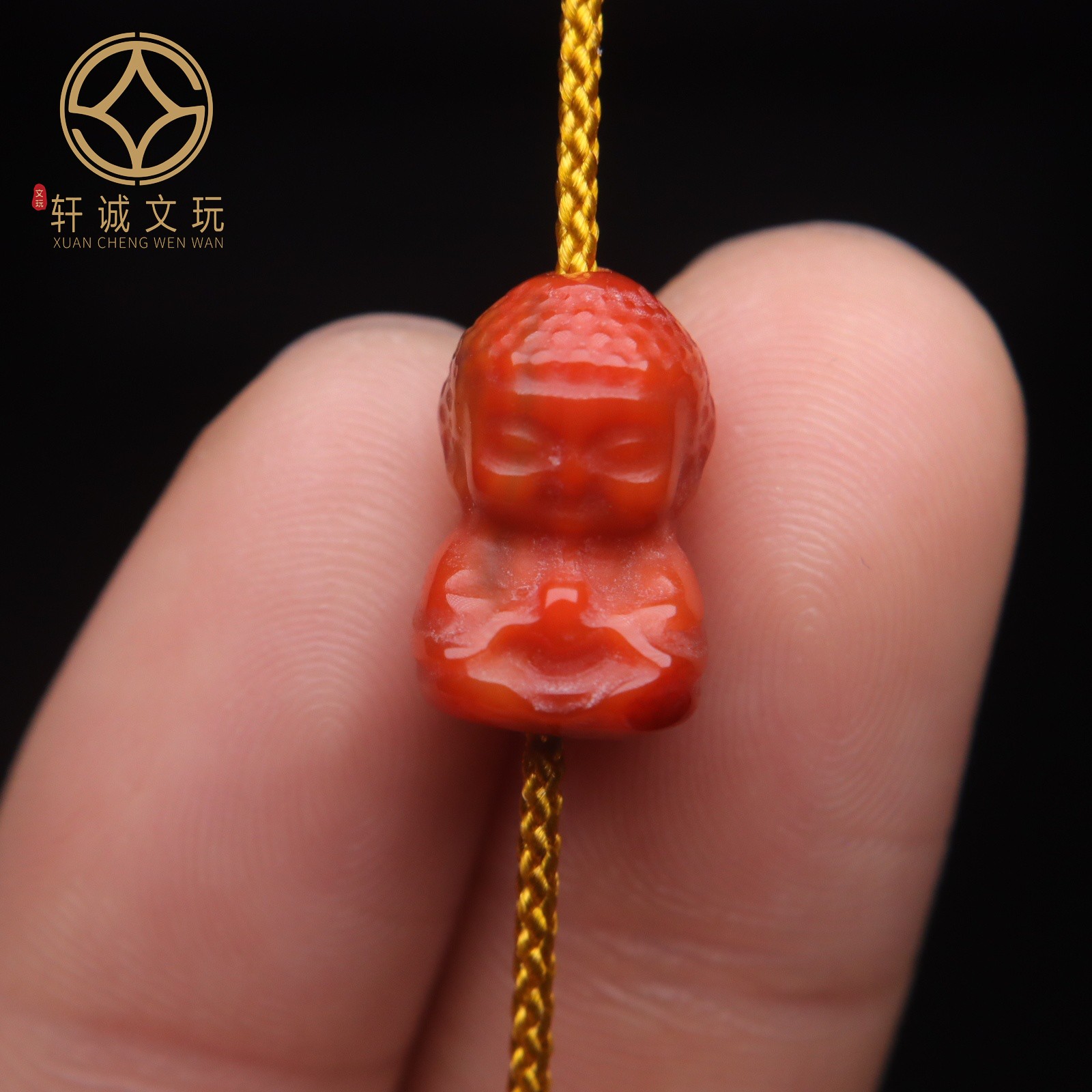 南红玛瑙宝宝佛立体饰品手串手链配珠文玩串饰DIY雕刻件配饰配件