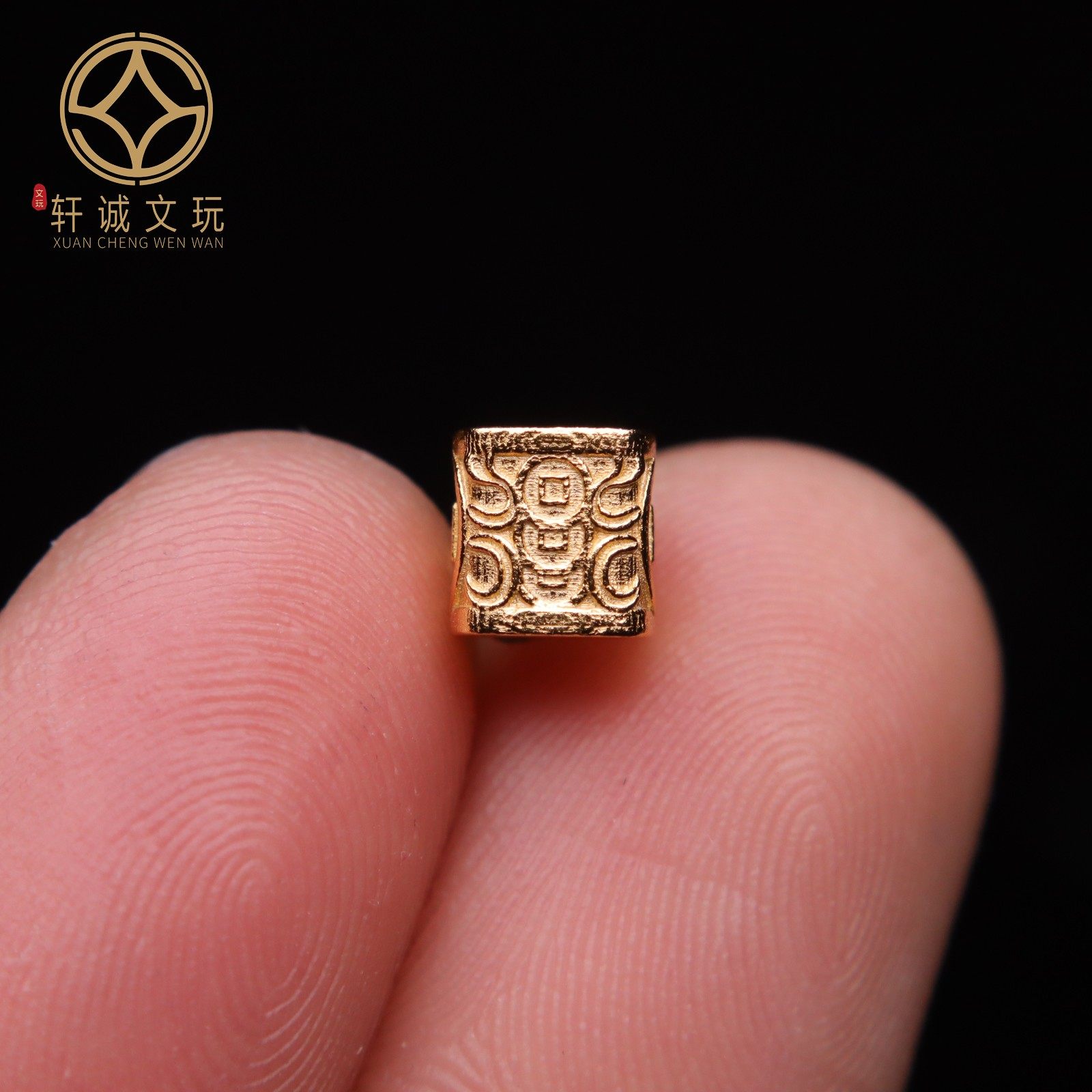 原创925银镀金铜钱回纹方珠腰珠隔珠手工串珠编绳diy文玩配饰配珠,珠宝/钻石/翡翠,其他,淘宝优惠券,粉丝福利购,淘宝优惠卷