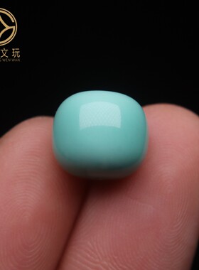 优化高瓷绿松石果绿白蓝老型桶珠蒙松散珠手串手持菩提108diy配饰