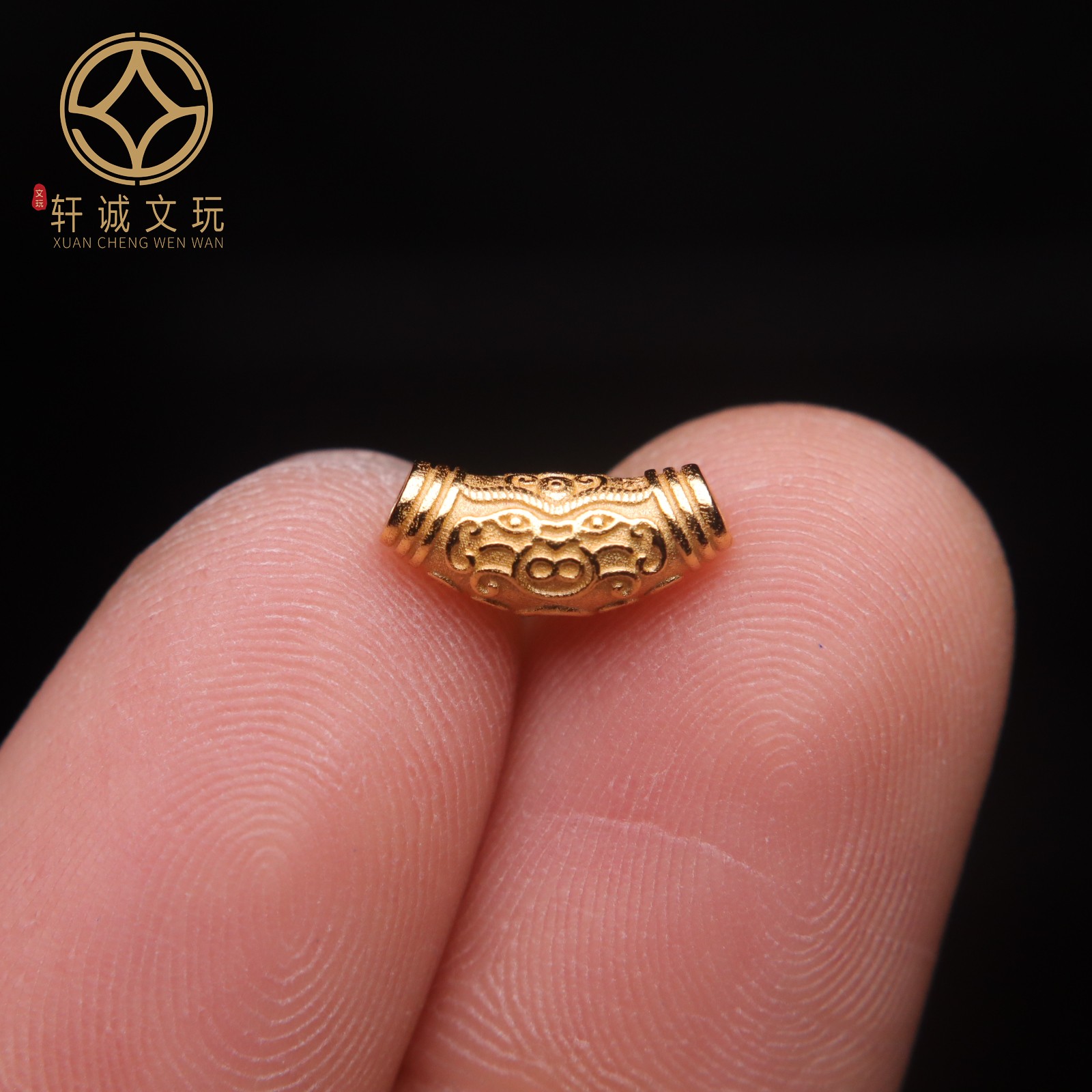 原创足银925银三通顶腰珠隔珠菩提手串手工串珠编绳diy文玩配饰