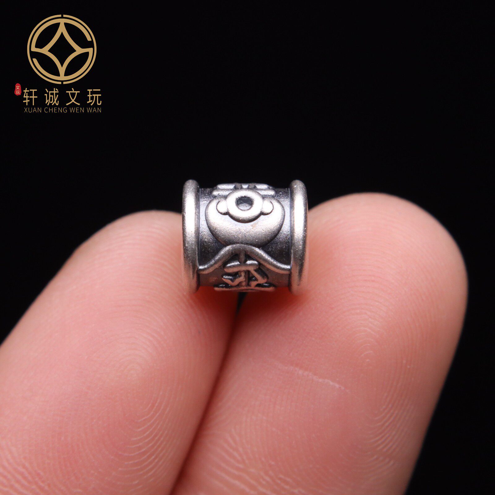 原创999足银黄金万两腰珠隔珠手工串珠编绳diy文玩配饰配珠饰品