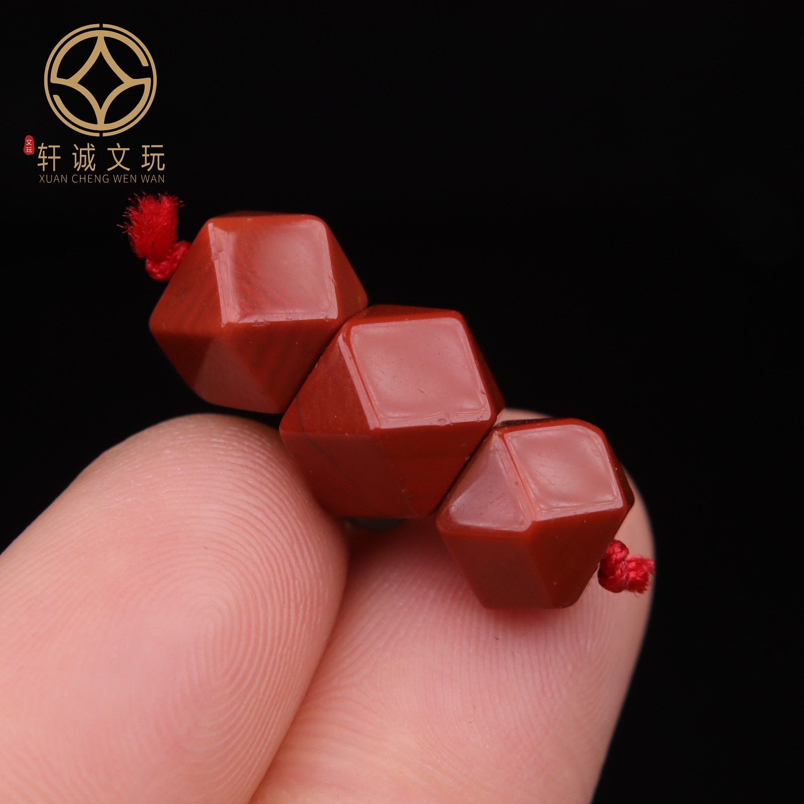 天然无优化凉山南红玛瑙八棱桶珠算盘珠散珠DIY配饰手串配件配珠