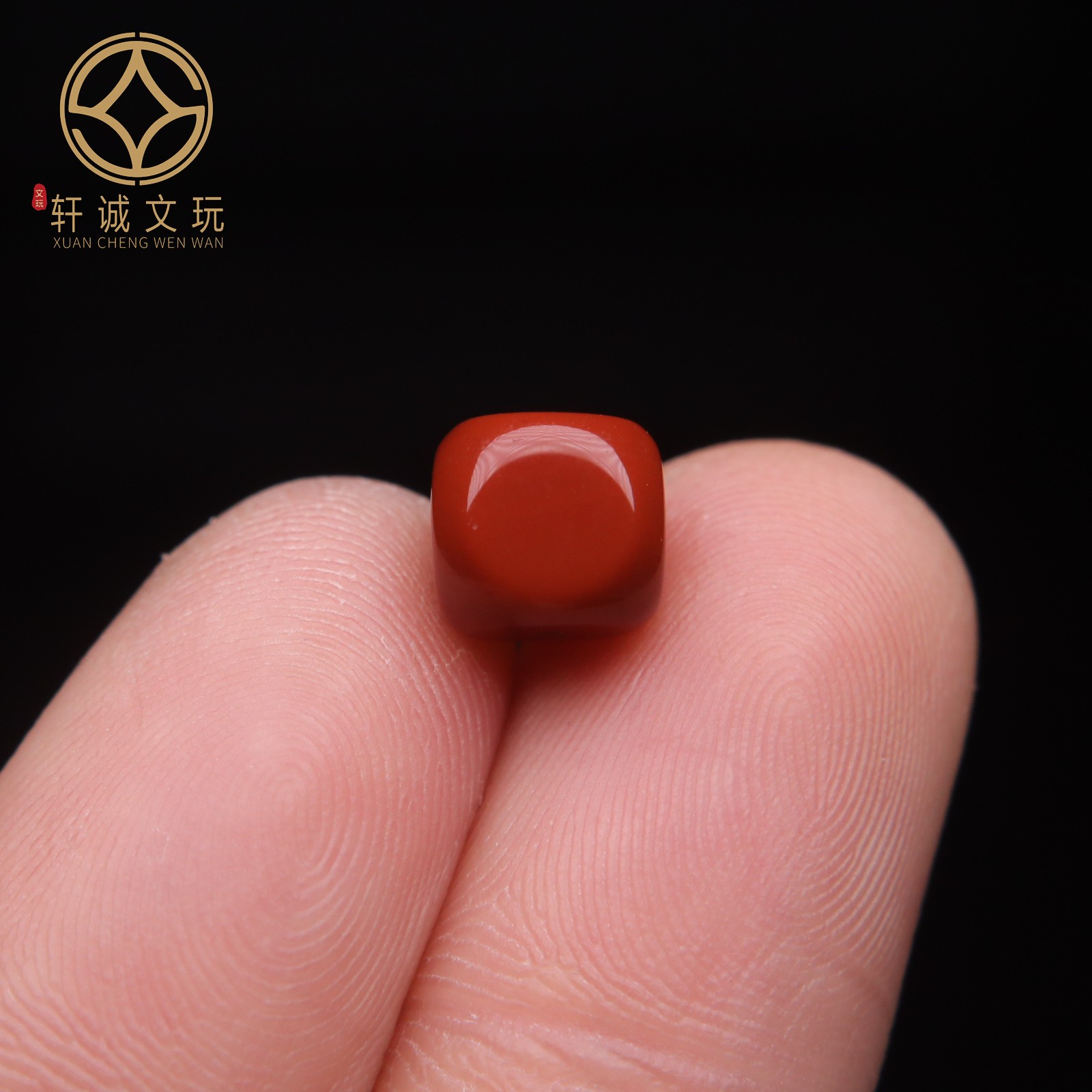 保真凉山满肉满色南红玛瑙方糖珠回纹鼓珠桶珠散珠DIY配饰新品珠