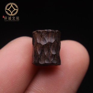 天然原矿沉香木树桩老型鼓珠桶珠散珠吊坠DIY文玩配饰饰品配件