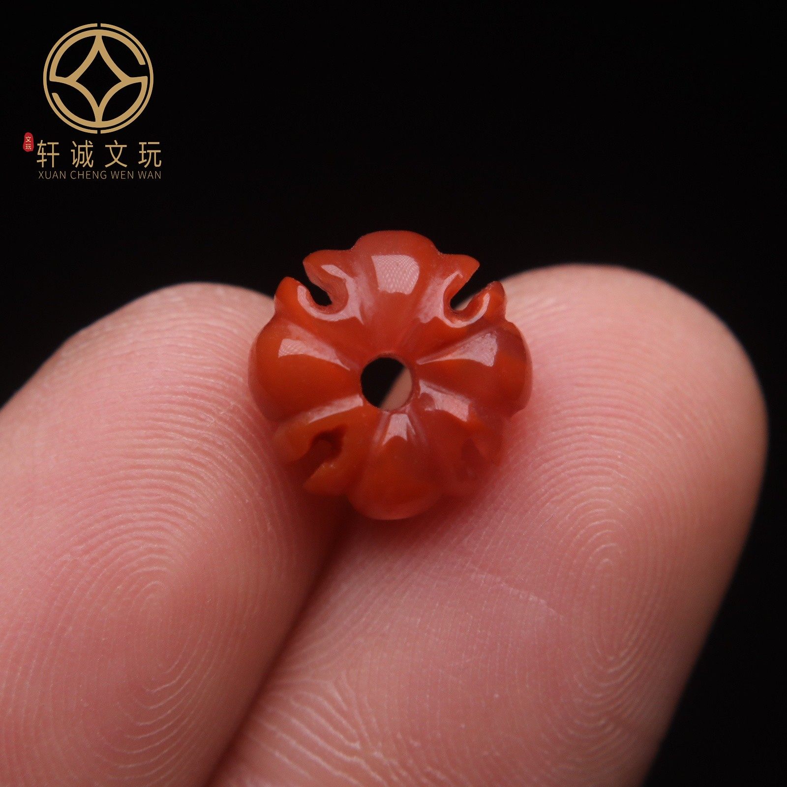 保真凉山满肉满色南红玛瑙克罗星背云配珠散珠DIY配饰新品配件