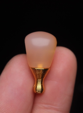 天然橘橙色玛瑙古法金三通套装组合佛头菩提108长串配饰手串配件